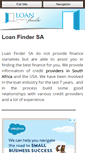 Mobile Screenshot of loan-finder-sa.com